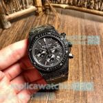 Copy Audemars Piguet Royal Oak Chronograph Black Diamond Watch